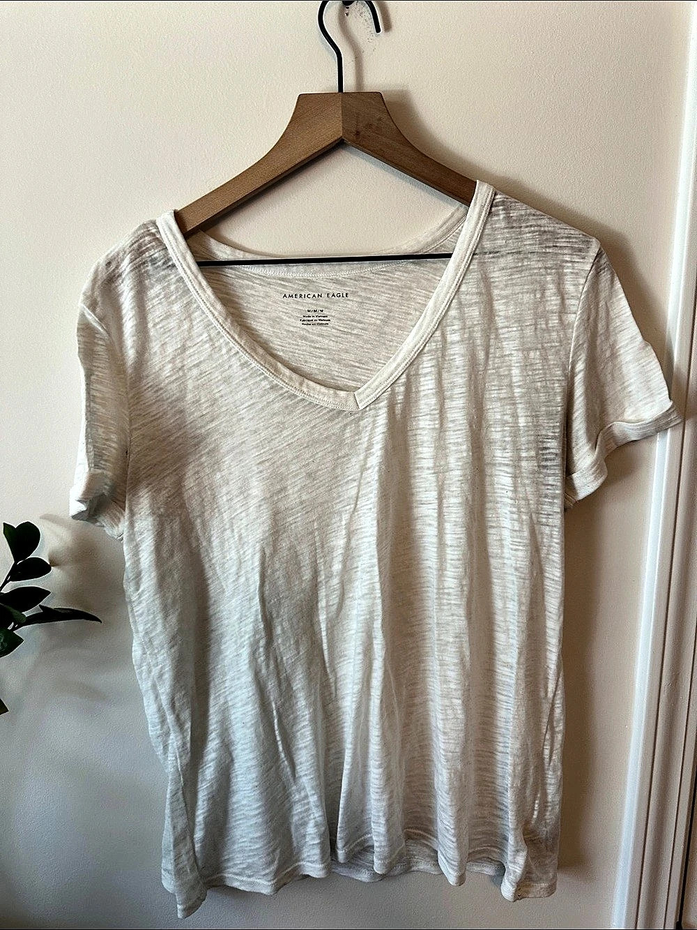 American Eagle Short Sleeve V-Neck Tee